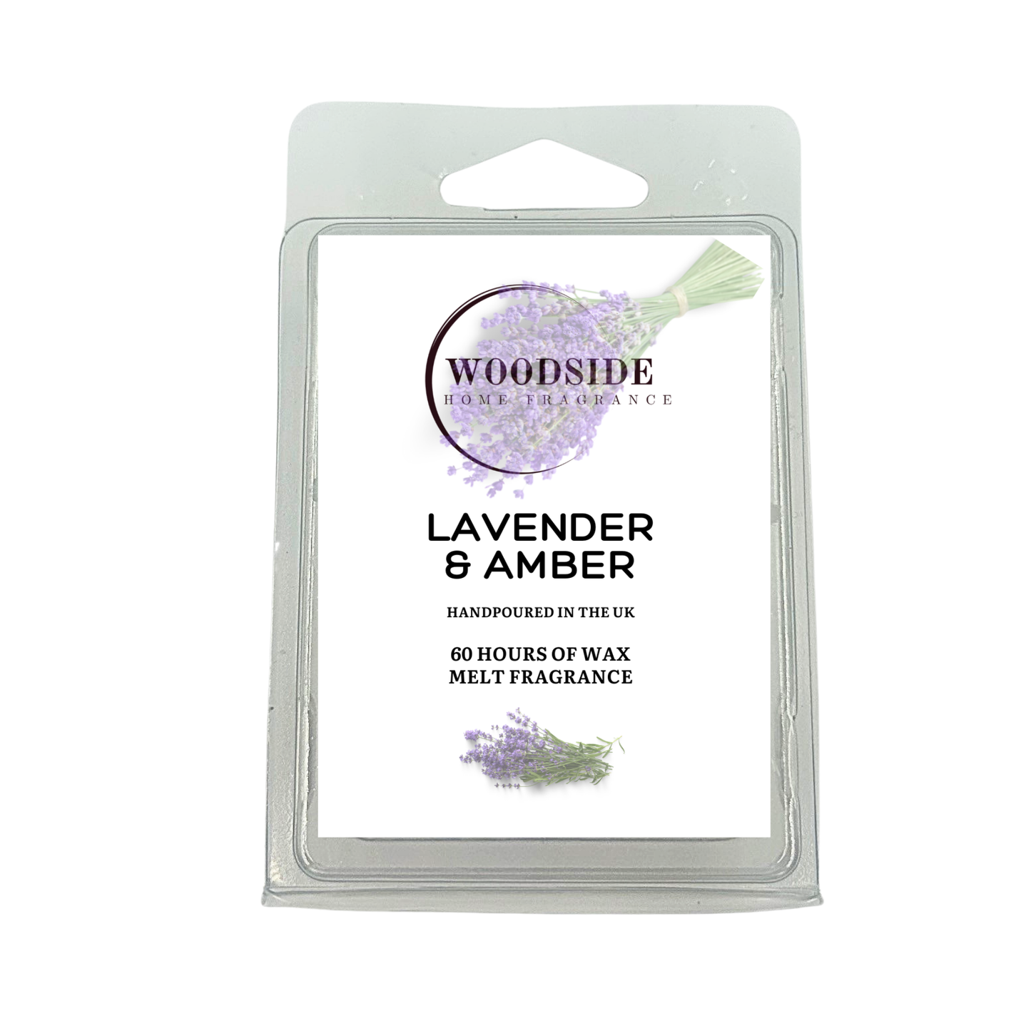 Woodside Home Fragrance Wax Melts - Lavender & Amber