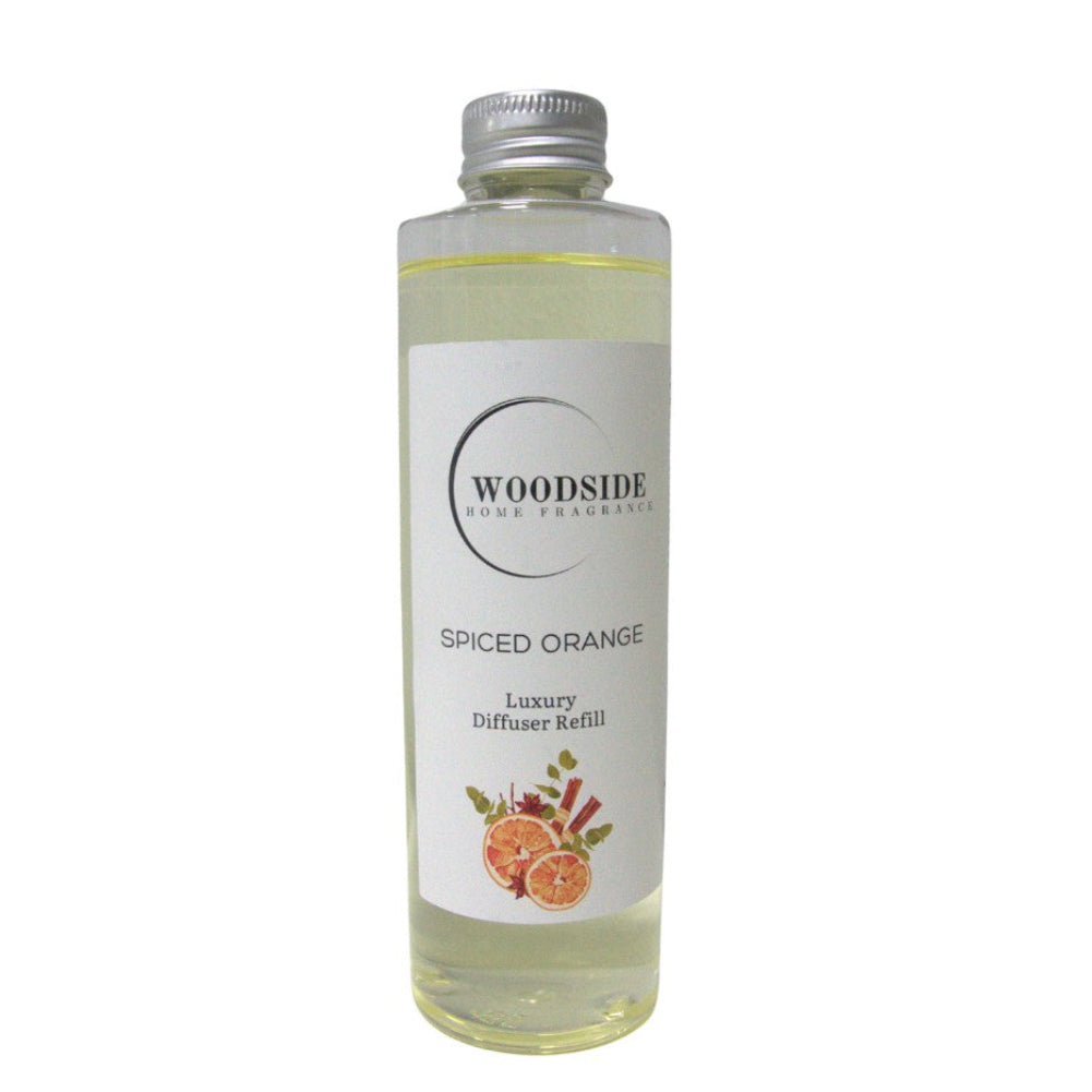 Woodside Home Fragrance Luxury Reed Diffuser Refill - Spiced Orange 