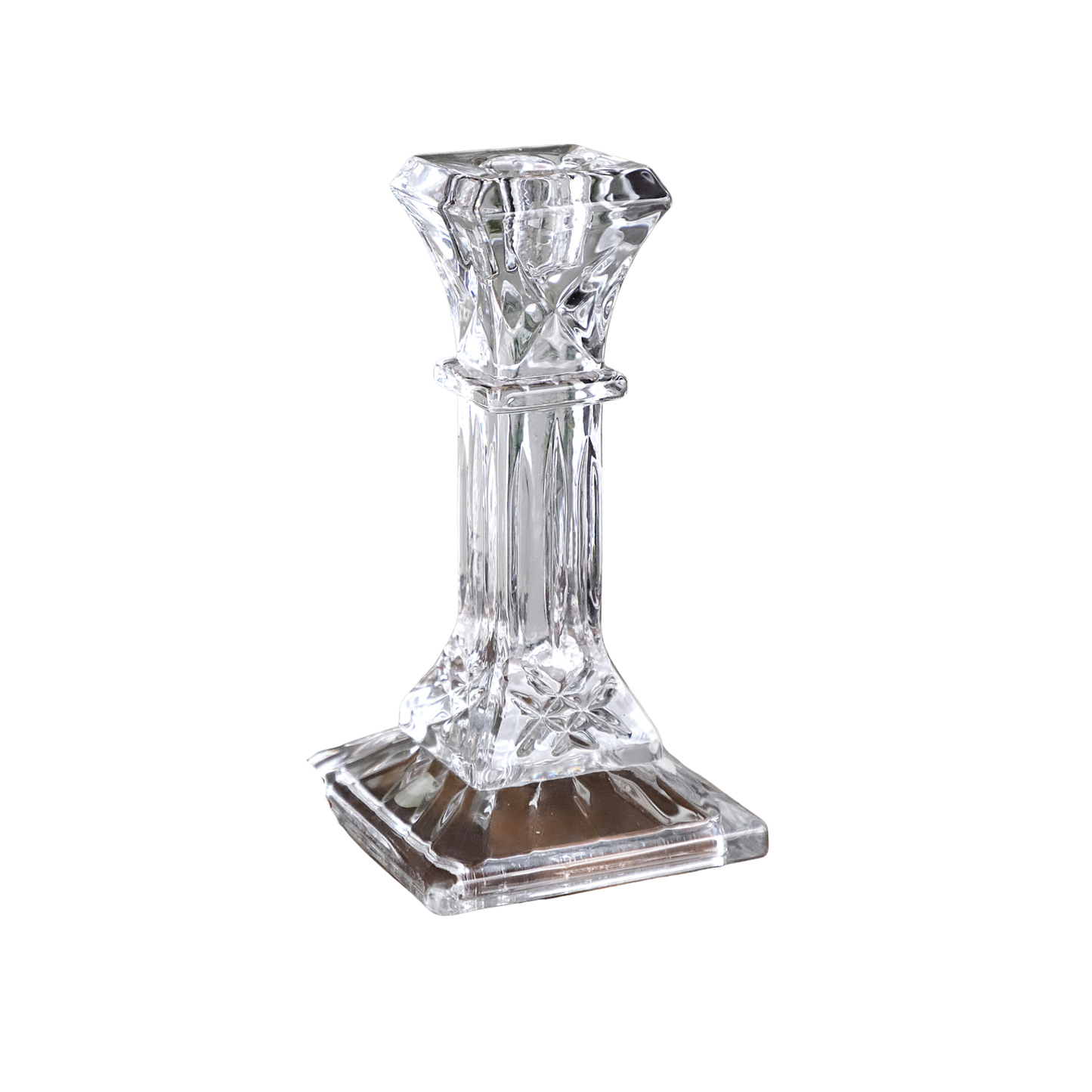 Modern Style Glass Dinner Candle Holder