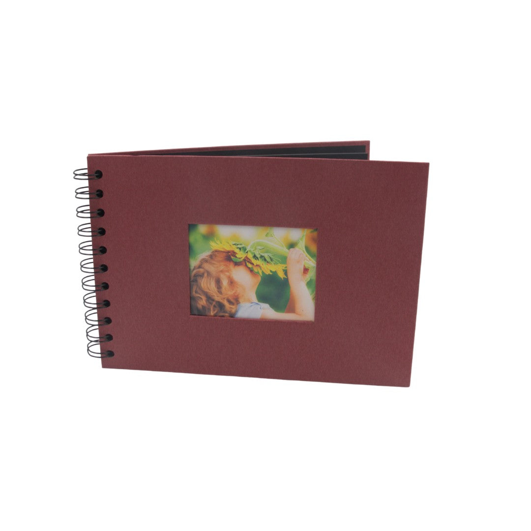 Woodside Home Living Spiral Bound Photo Album - 21.5cm x 15cm - Various Colours