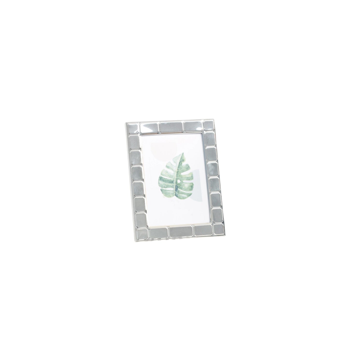Woodside Home Living Rectangular Edged Silver Plated Photo Frame - Various Sizes