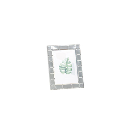 Woodside Home Living Rectangular Edged Silver Plated Photo Frame - Various Sizes