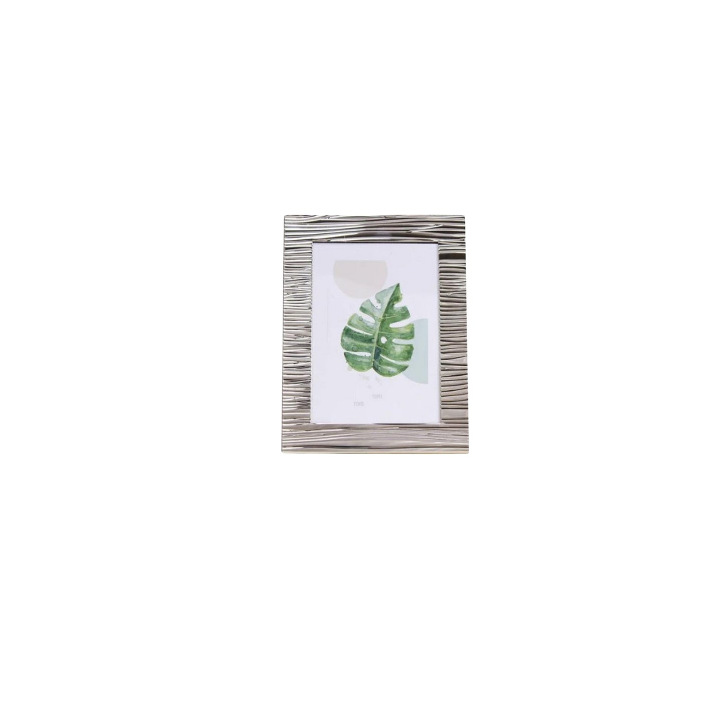 Woodside Home Living Lined Edge Silver Plated Photo Frame - Various Sizes