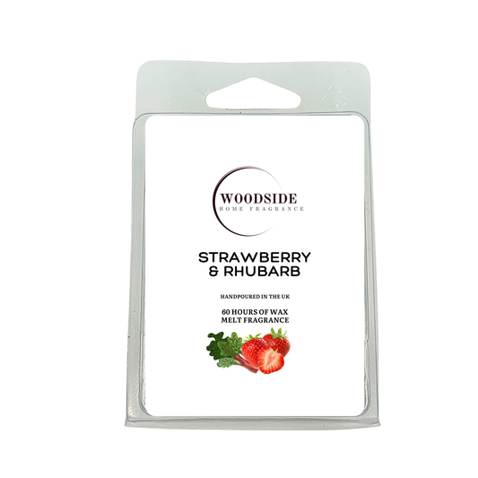 Woodside Home Fragrance Wax Melts - Strawberry & Rhubarb 
