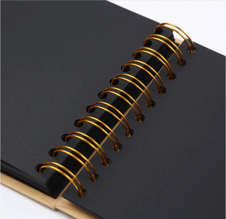 Woodside Home Living Ribbon Tie Scrap Book Style Photo Album 21.5cm x 15cm - Various Colours