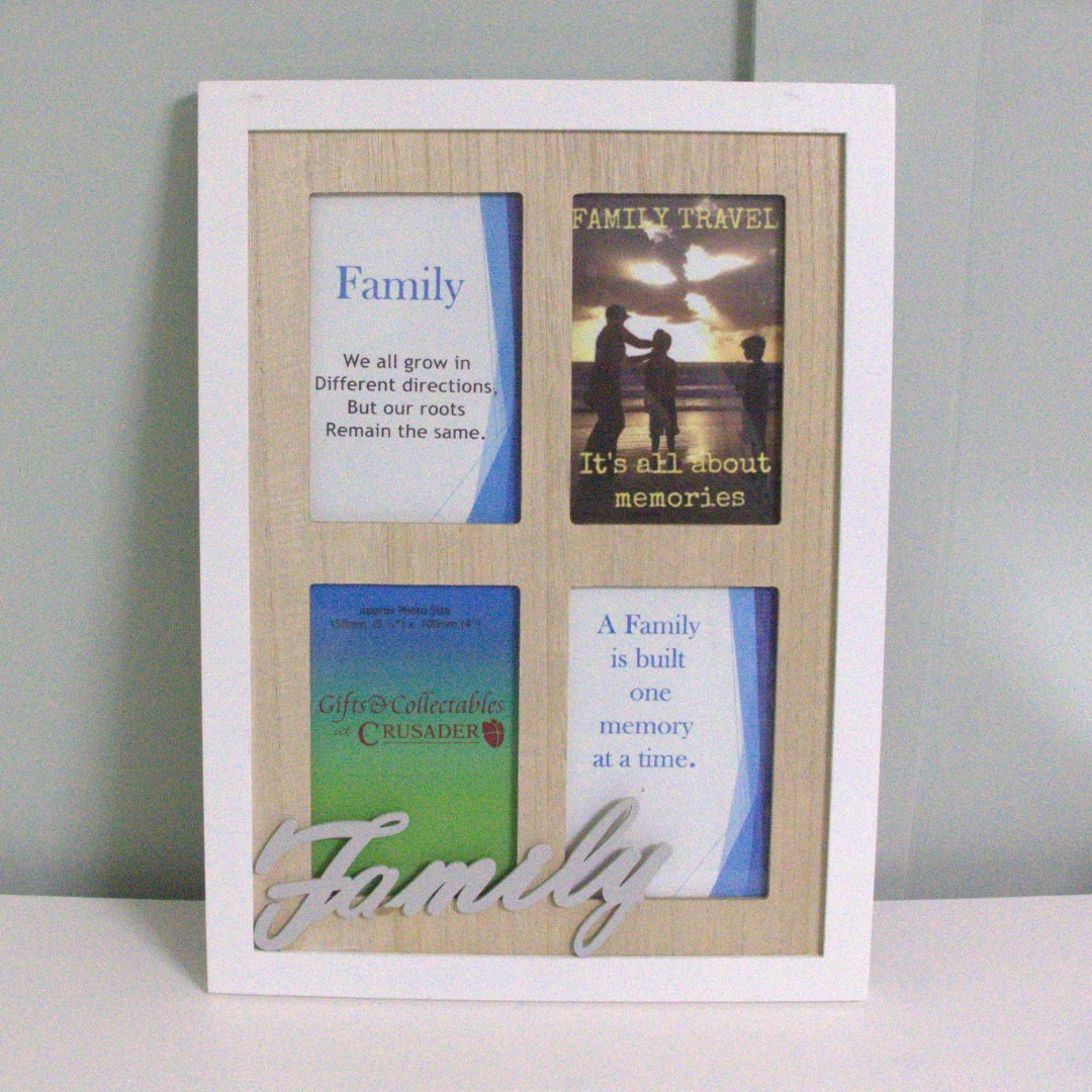 Sentiment Multi Wall Hanging Photo Frames 