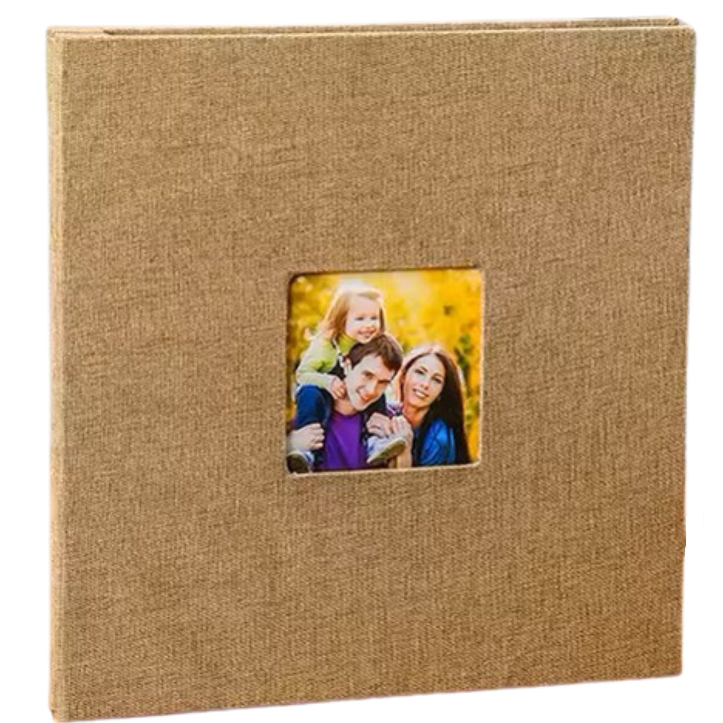 Woodside Home Living Linen Cover Photo Album/Scrap Book - Various Colours