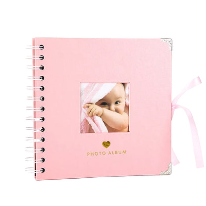 Woodside Home Living Metal Corner Scrap Book Style Photo Album 17cm x 17cm