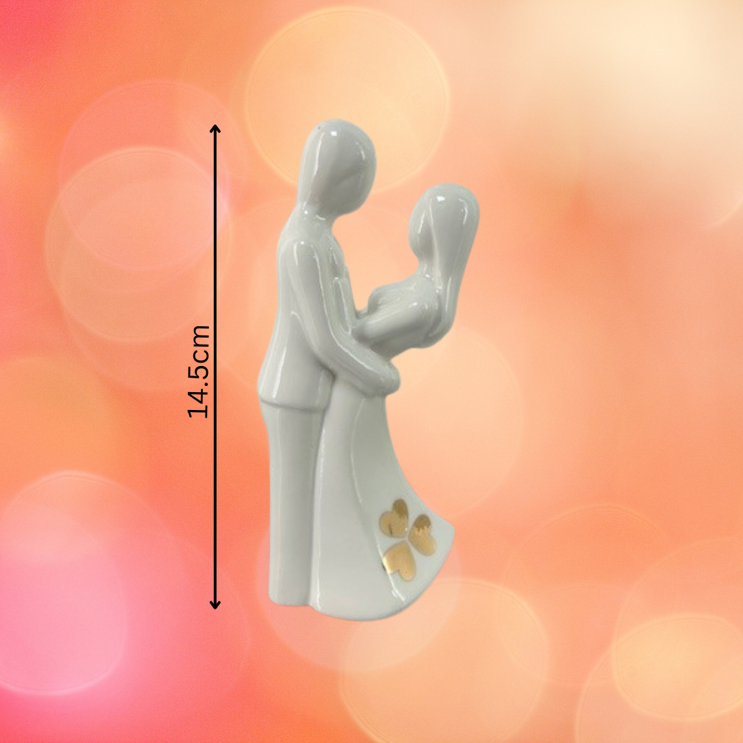 Loving Embrace Porcelain Cake Topper/Figurine