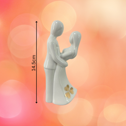 Loving Embrace Porcelain Cake Topper/Figurine