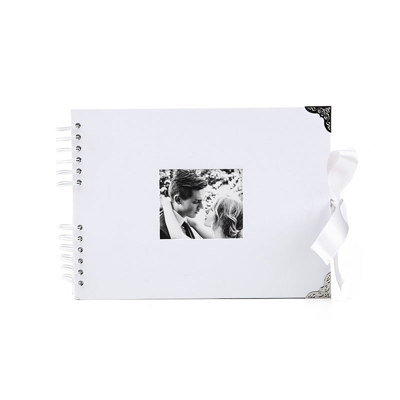 Woodside Home Living Metal Corner Scrap Book Style Photo Album 29cm x 21.5cm - Various Colours