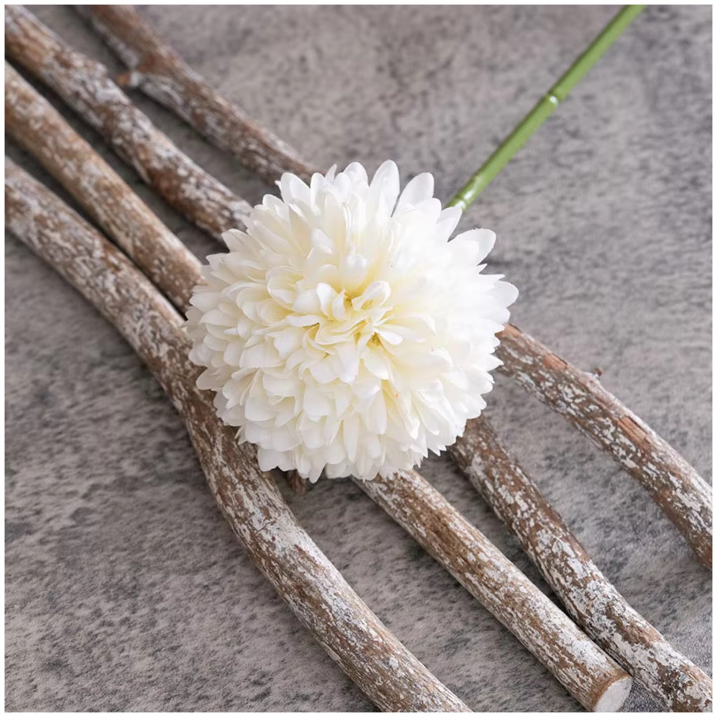 Woodside Home Living Artificial Chrysanthemum Ball Flowers