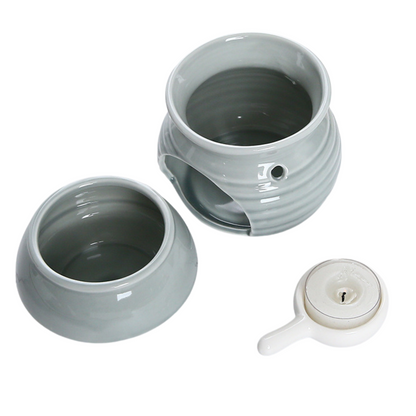 Woodside Home Living - Wax Melt Burner Exclusive - Grey or White