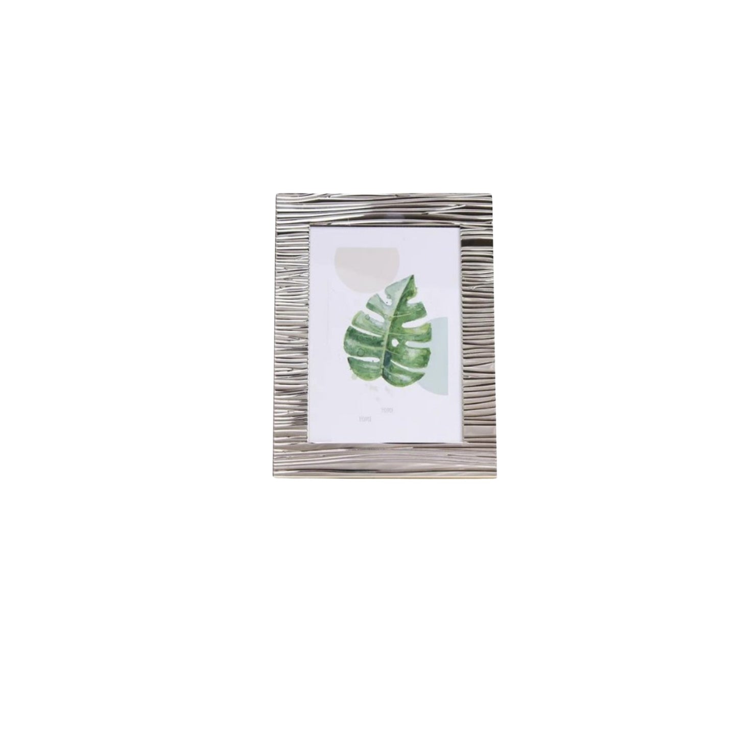 Woodside Home Living Lined Edge Silver Plated Photo Frame - Various Sizes
