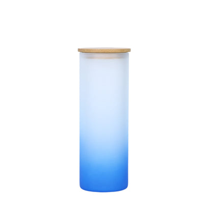 Woodside Home Living Ombre Glass Drinks Bottle 25oz - Various Colours