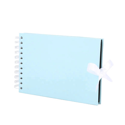Woodside Home Living Ribbon Tie Scrap Book Style Photo Album 21.5cm x 15cm - Various Colours