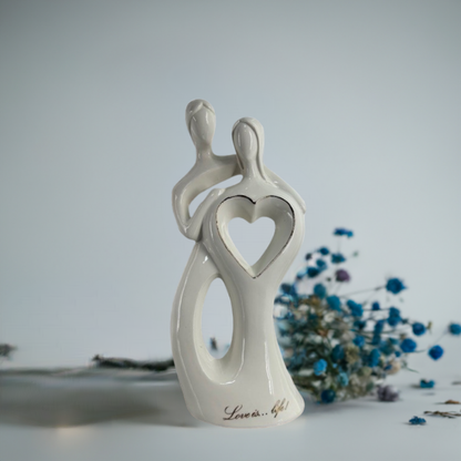 Love is Life Porcelain Cake Topper/Figurine