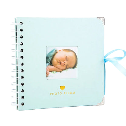 Woodside Home Living Metal Corner Scrap Book Style Photo Album 17cm x 17cm