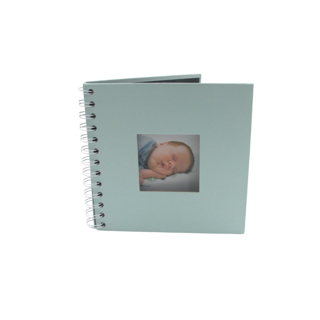 Woodside Home Living Spiral Bound Scrap Book Style Photo Album 17cm x 17cm - Various Colours
