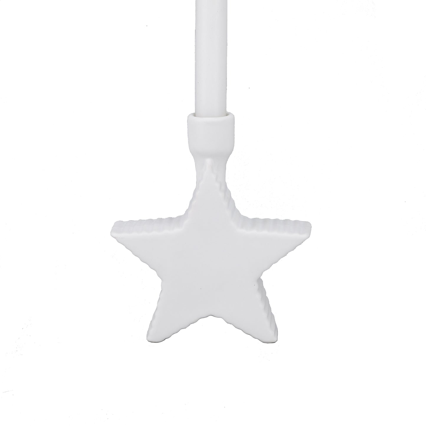 Ceramic Star Dinner Candle Holder