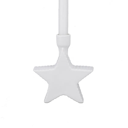 Ceramic Star Dinner Candle Holder