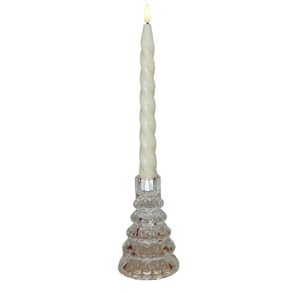 Large Christmas Tree Candle Holders - Winter Ice