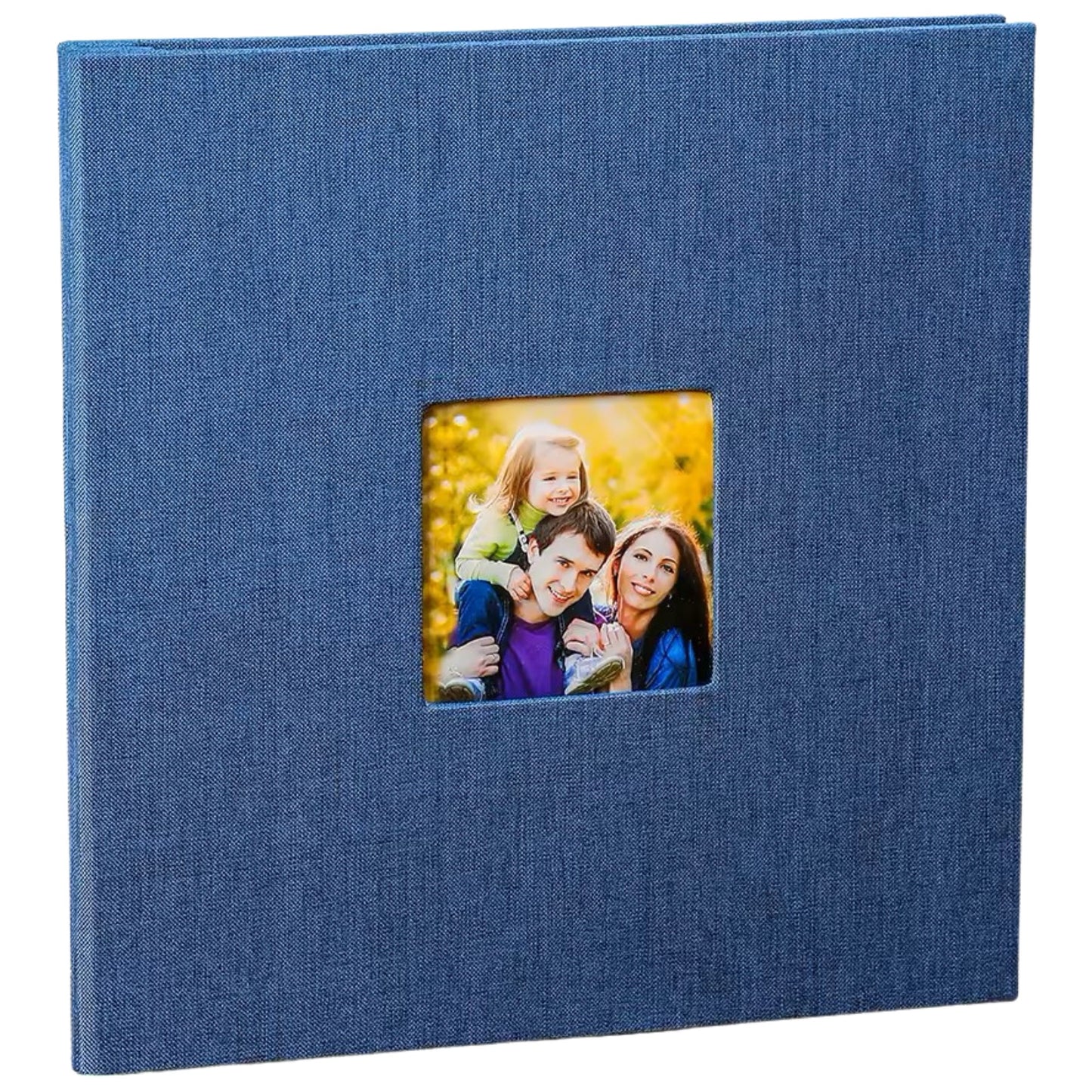 Woodside Home Living Linen Cover Photo Album/Scrap Book - Various Colours
