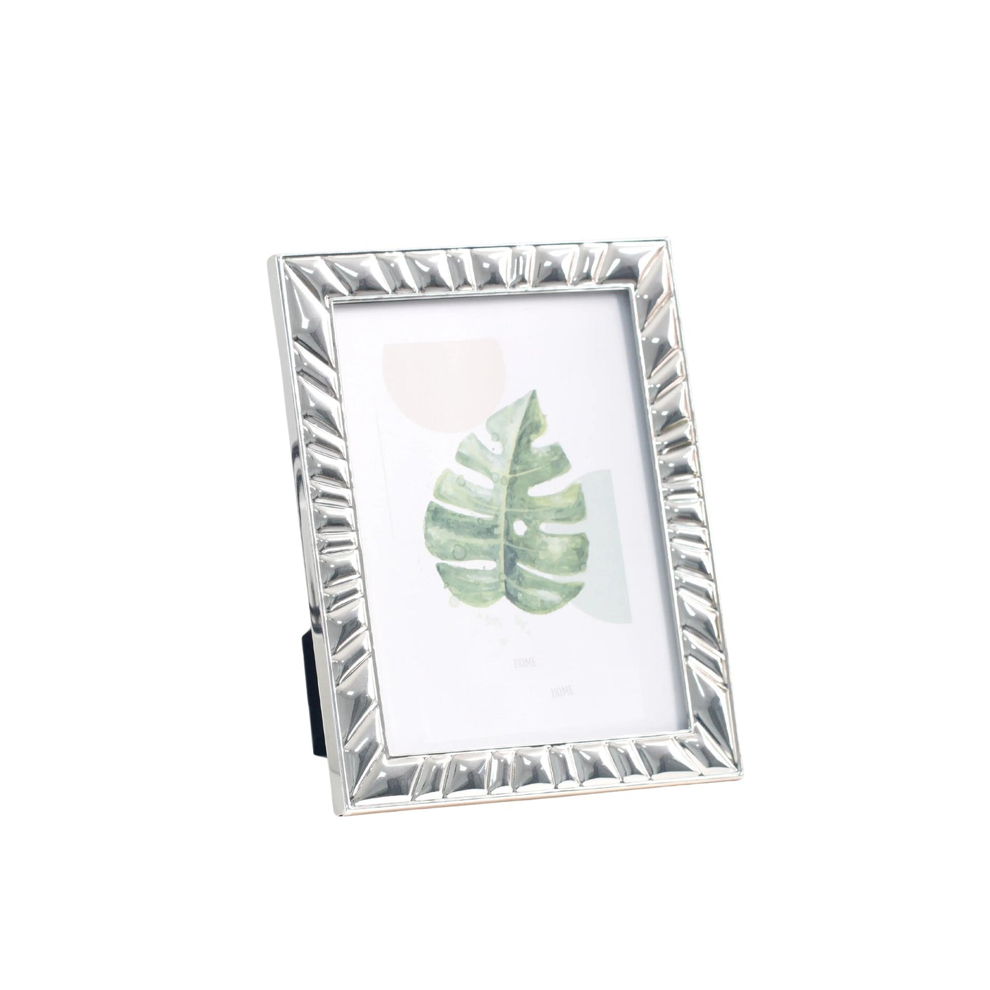 Woodside Home Living Patterned Edge Silver  Plated Photo Frame - Various Sizes