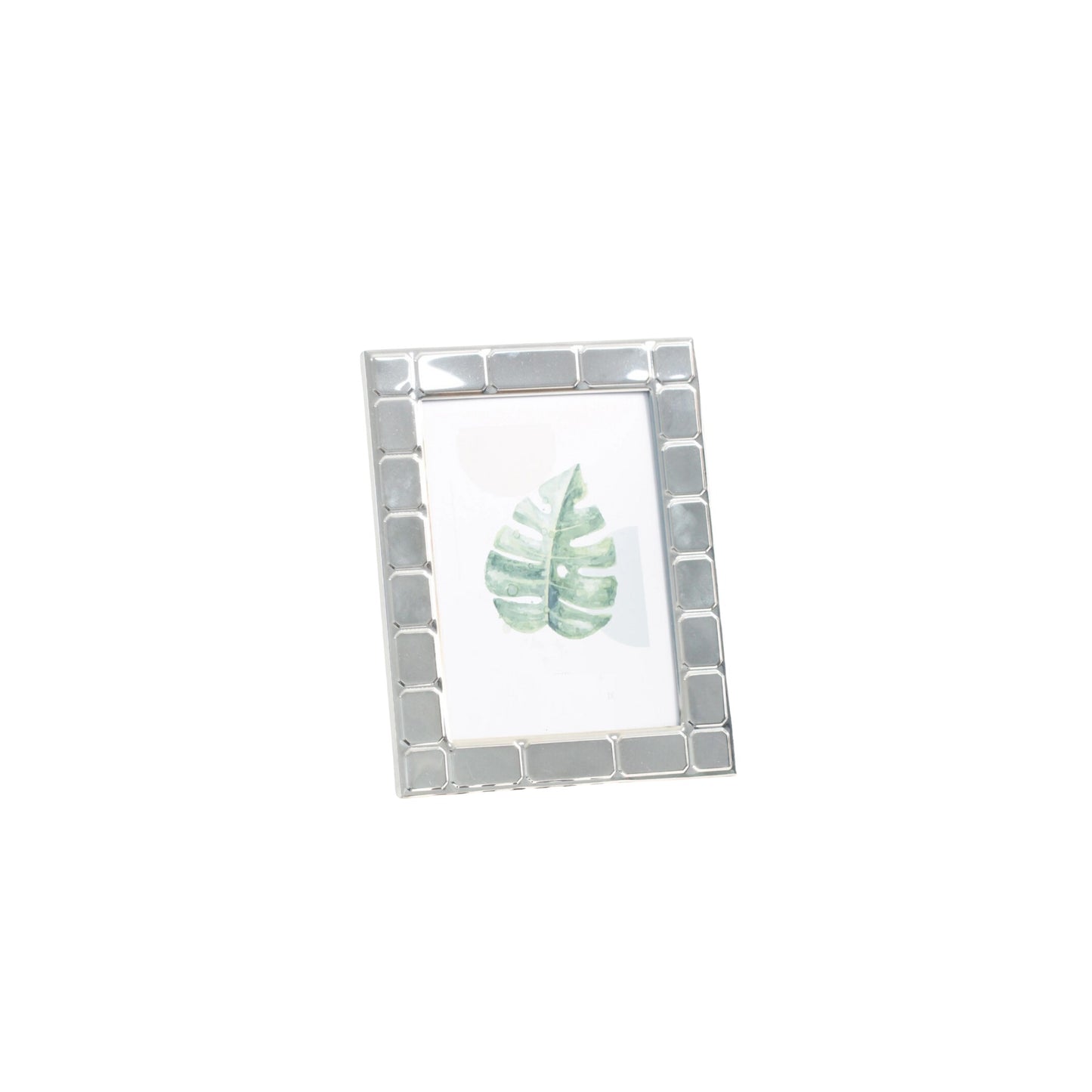 Woodside Home Living Rectangular Edged Silver Plated Photo Frame - Various Sizes