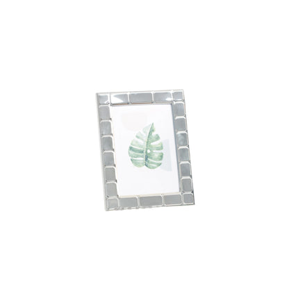 Woodside Home Living Rectangular Edged Silver Plated Photo Frame - Various Sizes