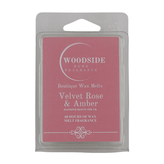 Woodside Home Fragrance Wax Melts - Velvet Rose & Amber