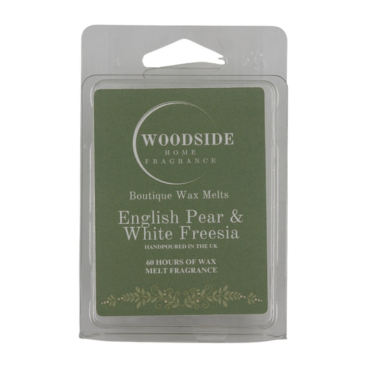 Woodside Home Fragrance Wax Melts - English Pear & White Freesia