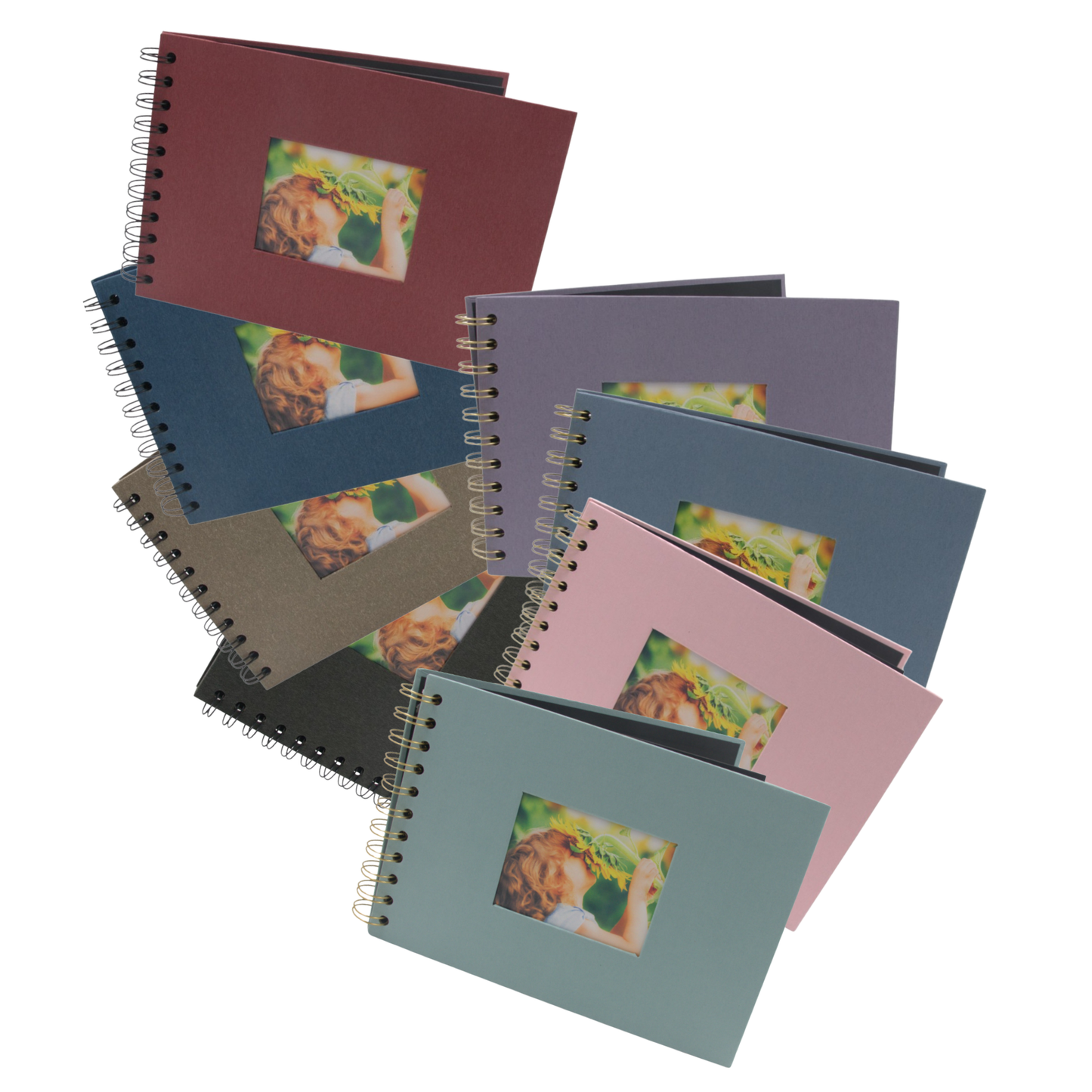 Woodside Home Living Spiral Bound Photo Album - 21.5cm x 15cm - Various Colours