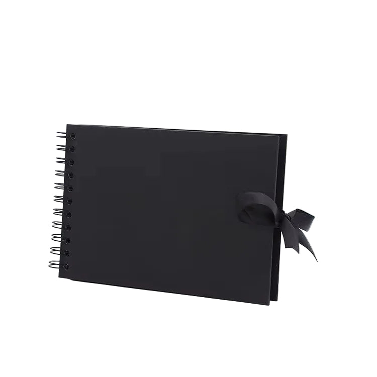 Woodside Home Living Ribbon Tie Scrap Book Style Photo Album 21.5cm x 15cm - Various Colours