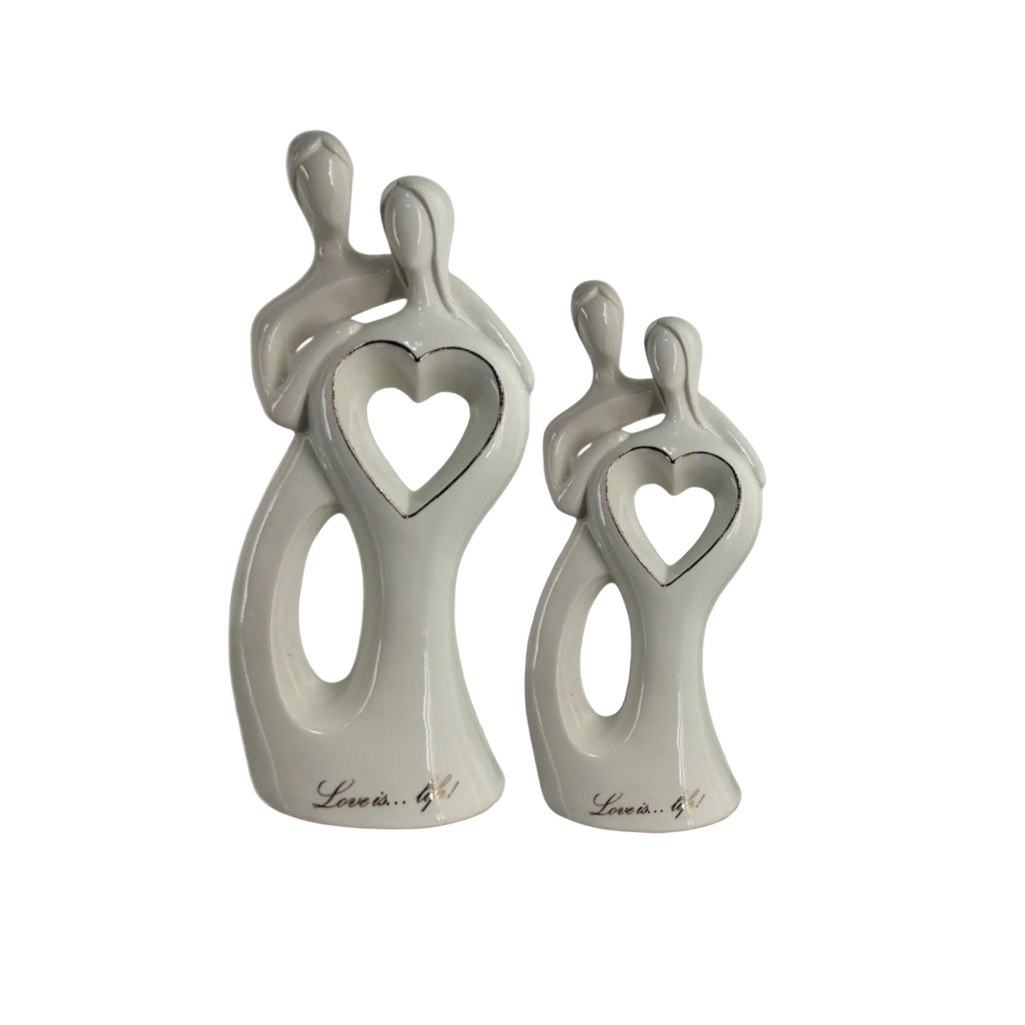 Love is Life Porcelain Cake Topper/Figurine